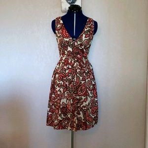Beautiful Paisley Dress size 6 New York & Co
